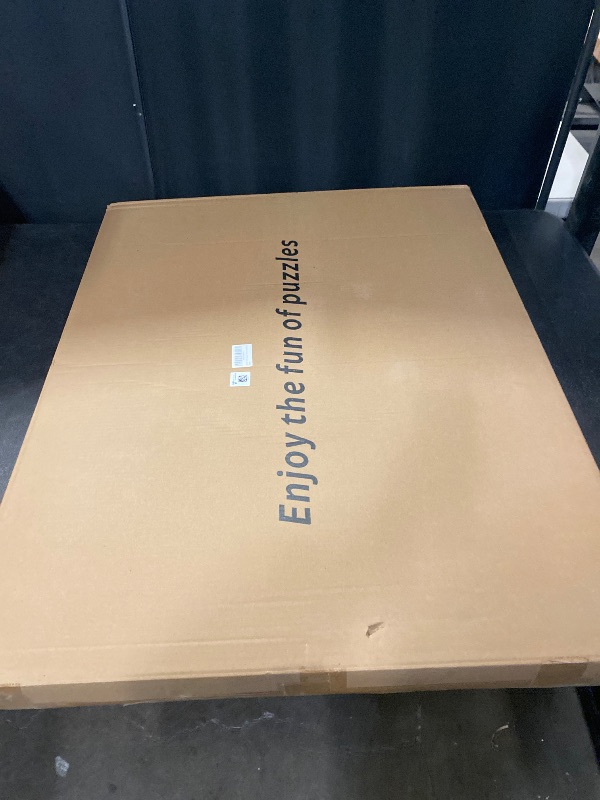 Photo 1 of AYCXTZ 1500 Piece Wooden Puzzle Table can be rotated, with 6 Drawers and Cover, 34”x 26”Lazy Susan Rotating Puzzle Table, Portable Adults Puzzle Board