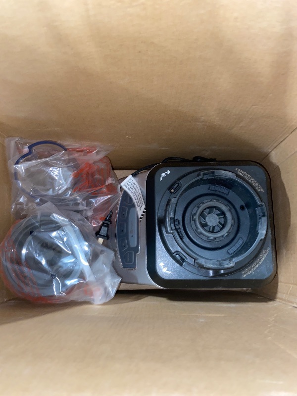 Photo 1 of Ninja BL660 Professional Compact Smoothie & Food Processing Blender, 1100-Watts, 3 Functions -for Frozen Drinks, Smoothies, Sauces, & More, 72-oz.* Pitcher, (2) 16-oz. To-Go Cups & Spout Lids, Gray
