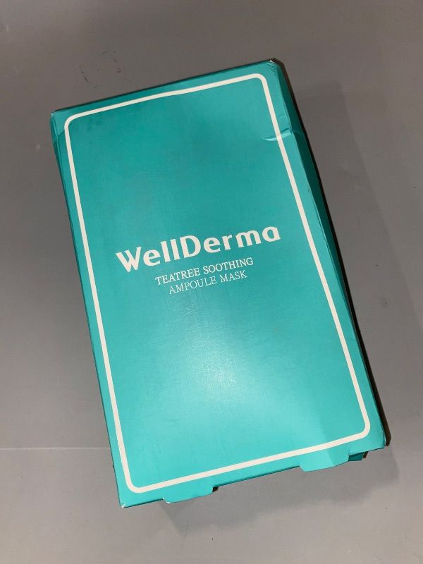 Photo 1 of Wellderma Tea Tree Soothing Ampoule Mask Pack / Teatree Soothing Ampoule Mask (10 Pieces) 