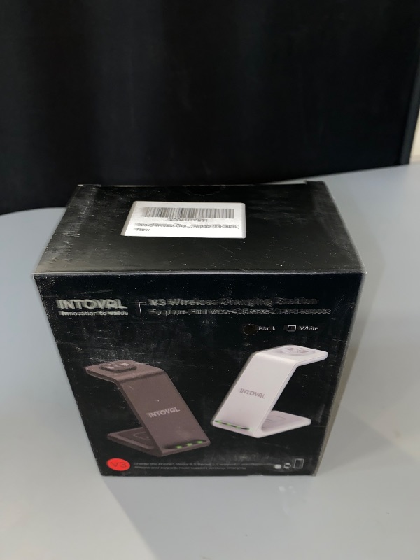 Photo 1 of Intoval Wireless Charging Station, 3 in 1 Charger for Apple iPhone/iWatch/Airpods,iPhone16 15,14,13,12,11 (Pro,Pro Max)/XS/XR/XS,iWatch10 9/8/Ultra2/1/7/6/SE/5/4/3/2,Airpods Pro2/Pro1/3 (A3,Black)
