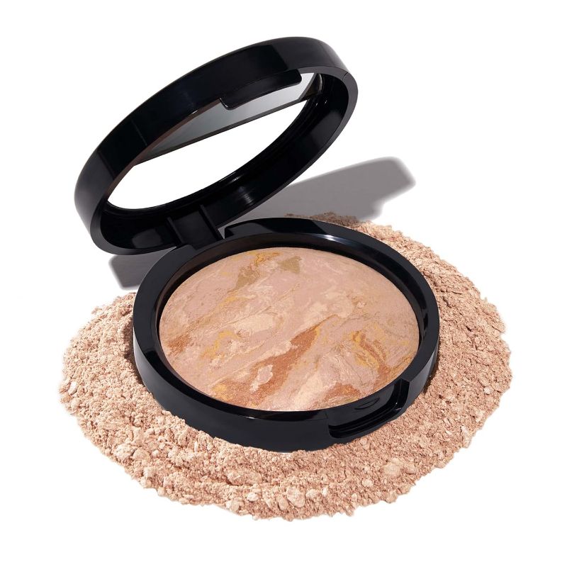 Photo 1 of LAURA GELLER NEW YORK Award-Winning Baked Balance-n-Brighten Color Correcting Powder Foundation - Fair - Buildable Light to Medium Coverage - Demi-Matte Natural Finish
