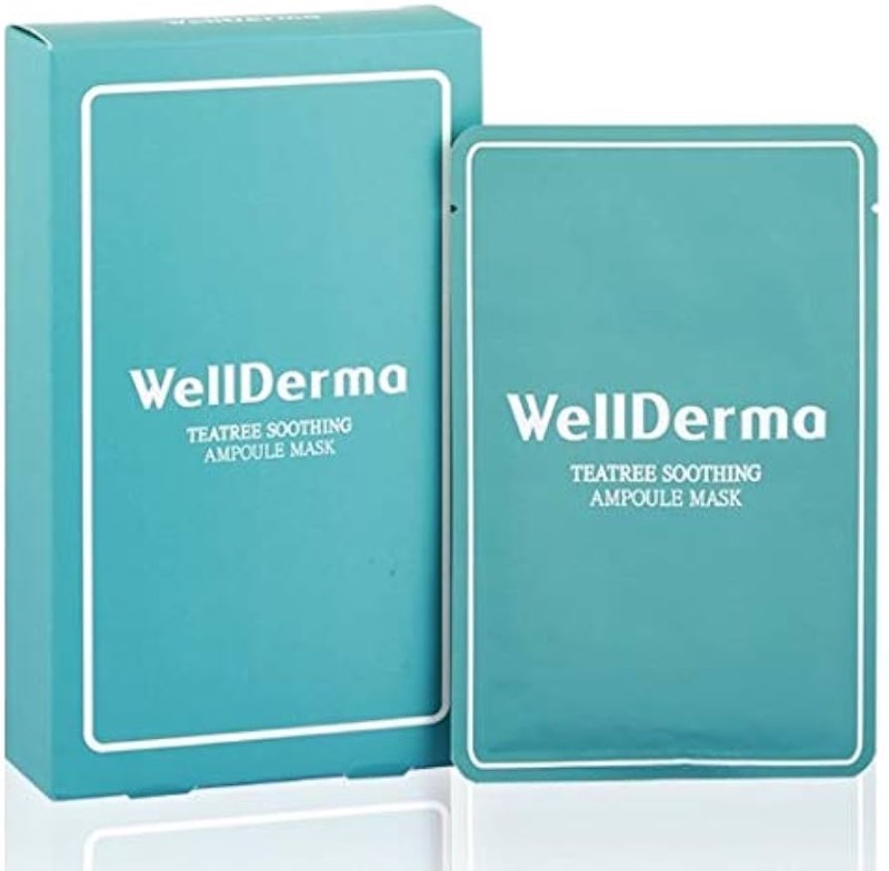 Photo 1 of The WellDerma Tea Tree Soothing Ampoule Mask