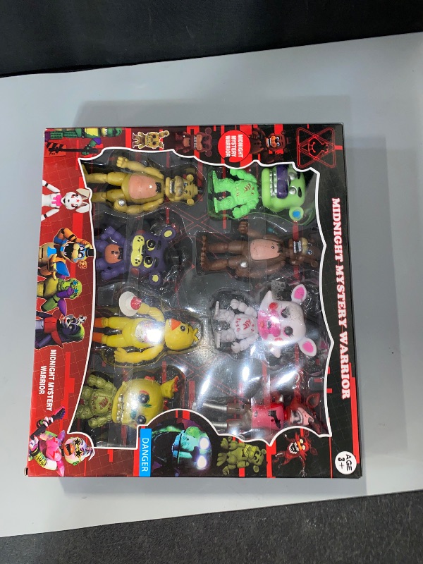 Photo 1 of Action Figures Set, 8 Pcs Game Figures Toys with Light, Movable Toys Dolls with Light, Collectible Gifts and Cake Toppers
