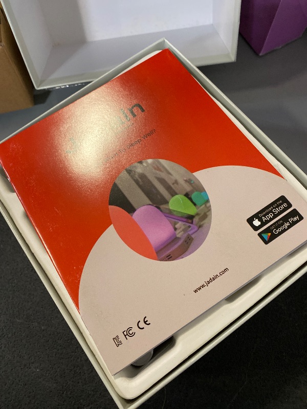 Photo 1 of AI Non Wearable Sleep Tracker, Sleep Inducing Light, AI Wake Up Light, Real Time Room Condition[T&H, Co2, Light], Sleep Analysis with App, Snoring/Apnea Detection, No Subscription.
