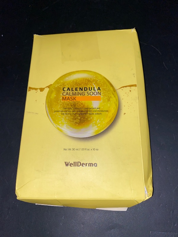 Photo 1 of Wellderma Calendula Calming Soon Mask Set