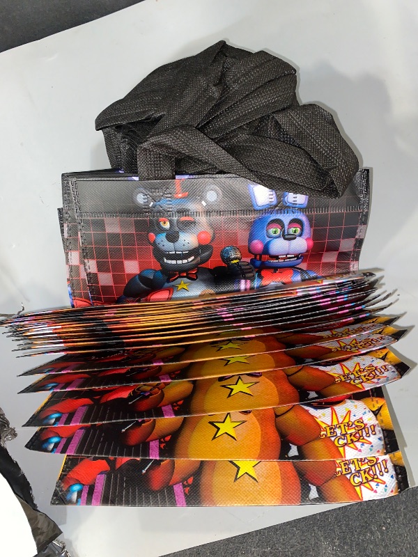 Photo 1 of 20Pcs Five Nights Party Gift Bags, Five Nights Gift Bags Party Supplies Birthday Decoration Gift Bags Five Nights Birthday Party Decorations