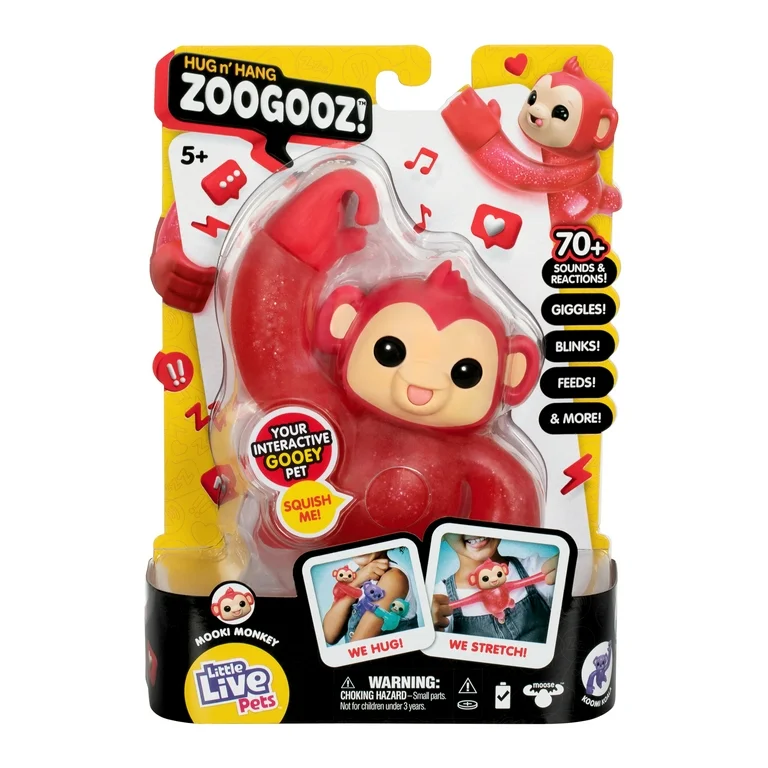Photo 1 of Little Live Pets Zoogooz, Interactive Electronic Stretchy Toy, 70+ Sounds & Reactions, Ages 5+

