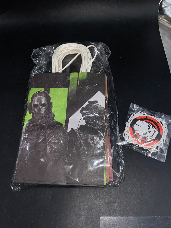 Photo 1 of 12 Pcs  Gift Bags,Party Favor Supplies, Military Birthday Party Retirement Gift Bags
