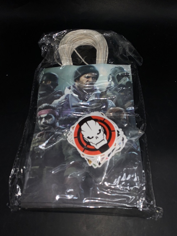 Photo 1 of 12 Pcs  Gift Bags,Party Favor Supplies, Military Birthday Party Retirement Gift Bags