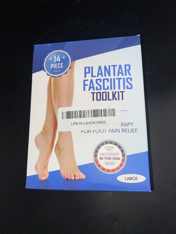 Photo 1 of Plantar Fasciitis Foot Pain Relief 14 Piece Kit – HSA/FSA Eligible Premium Planter Fasciitis Support, Gel Heel Spur, Therapy Wraps, Compression Socks, Foot Sleeves, Arch Supports, Heel Cushion & Grips