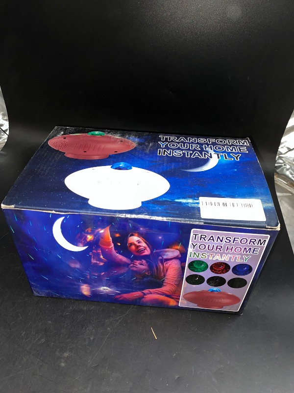 Photo 1 of Star Projector Night Light, Galaxy Projector Light with Music Speaker 4-in-1 LED Nebula Cloud Projector for Kids Adults Bedroom,Halloween,Christmas Holiday Use(Blue Star)
