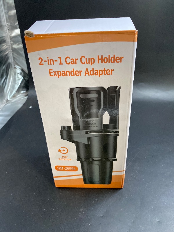 Photo 1 of Adjustable Expandable Car Cup Holder Expander,Upgraded 2 in 1 Cup Holder for Car with Locking Function, 360° Rotating,All Purpose Car Cup Holder Base,for Cups Drinks (Standard Version)
