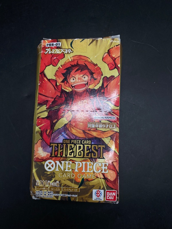 Photo 1 of BANDAI ONE Piece Card Game Premium Booster ONE Piece Card The Best [PRB-01] (Box) 10 Pack
