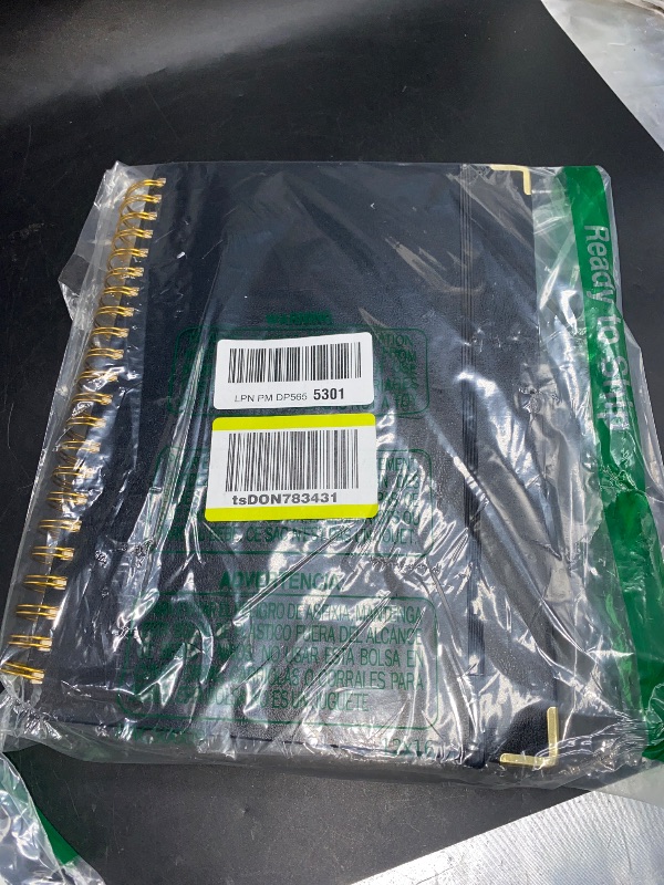 Photo 1 of Yarotm Spiral Notebook A4-1 Piece Lined Notebook A4-21x29.5cm Wirebound Ruled Paper Journal - 110GSM Planner Notepad Hardcover - 300 Pages Daily Journal School Diray Writing, Black