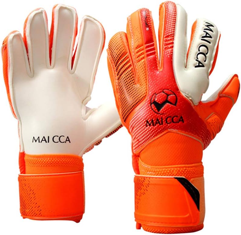 Photo 1 of Haploon Adult & Youth Goalie Gloves - Professional Soccer Goalkeeper Gloves with Finger Protector - Carry Tote Included