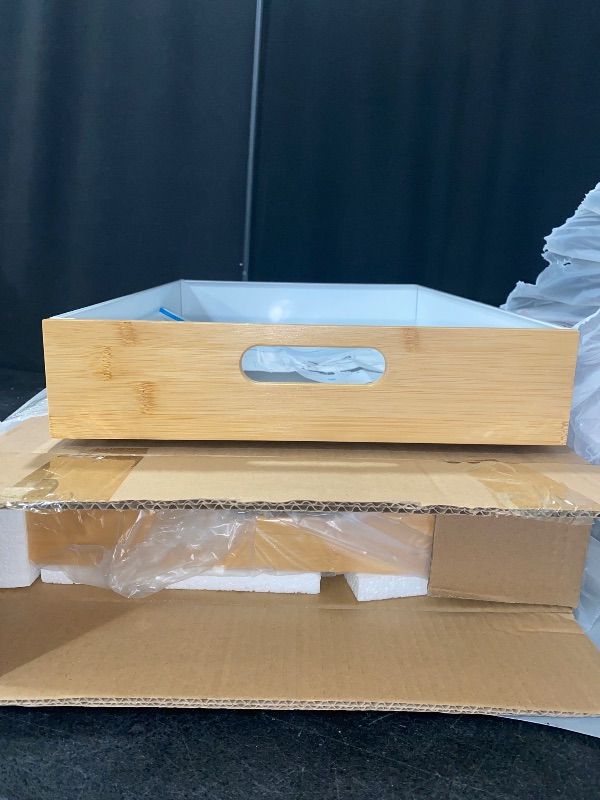 Photo 1 of Pull Out Drawer for Cabinet, Metal Slide Out Shelf Fixed with Adhesive Nano Film, 2 PCS Multi-Purpose Cabinet Organizer for Kitchen, Pantry and Office, XXX-Large
