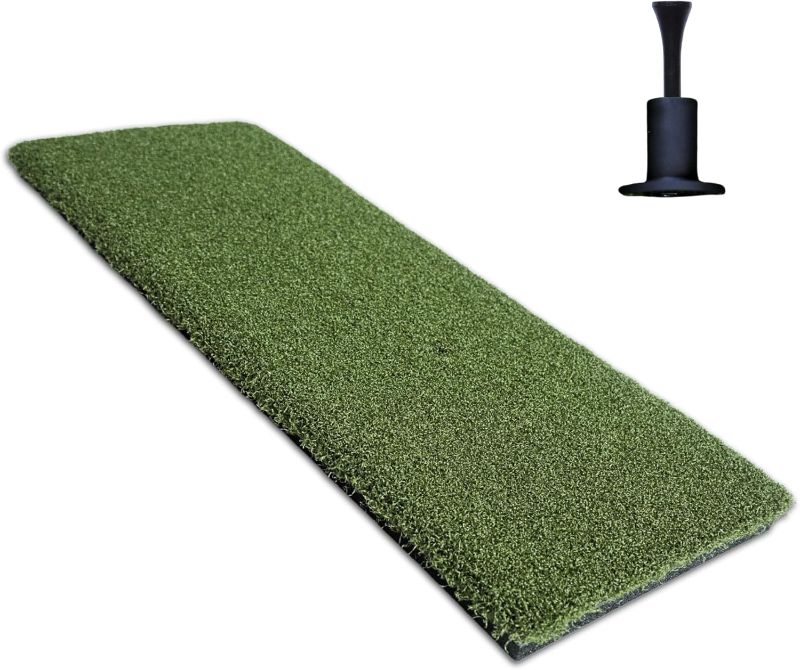 Photo 1 of The Original Country Club Elite® by Real Feel Golf Mats® 1' X 3' Hitting Strip| Heavy Duty Commercial Practice Mat | Accepts A Real Tee | Swing Down and Through | Indoor/Outdoor