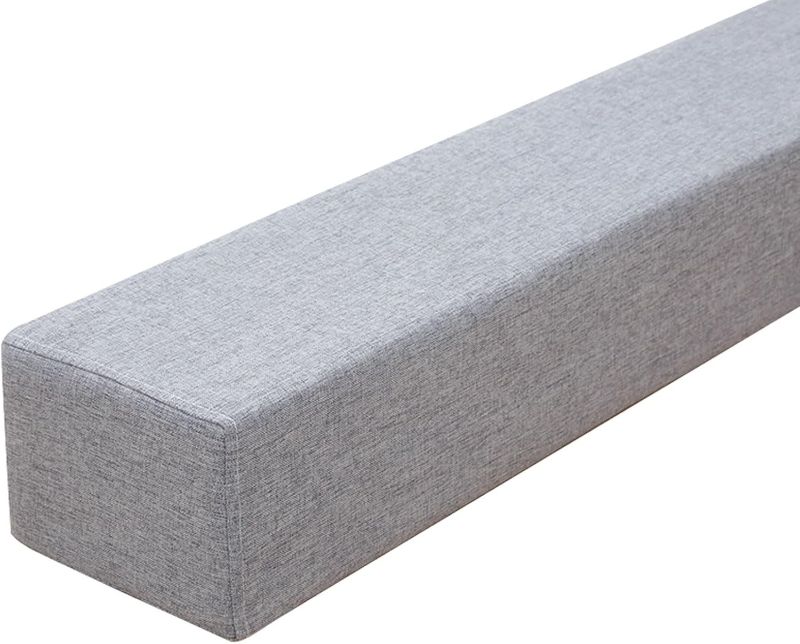 Photo 1 of Custom Bed Gap Filler, Mattress Gap Filler Wall Side, Thick Wedge Headboard Space Filler, High-Density 45D Sponge Removable Cover, Mattress Extender for King Queen Full Bed
