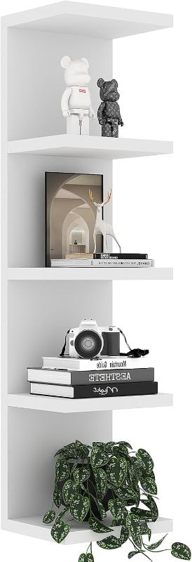 Photo 1 of 5 Tier Lack Floating Shelf, White Wall Shelf Unit,Display Shelf
