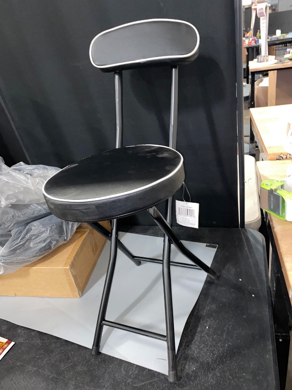 Photo 1 of Wee's Beyond Cushioned Padded Folding Stool
