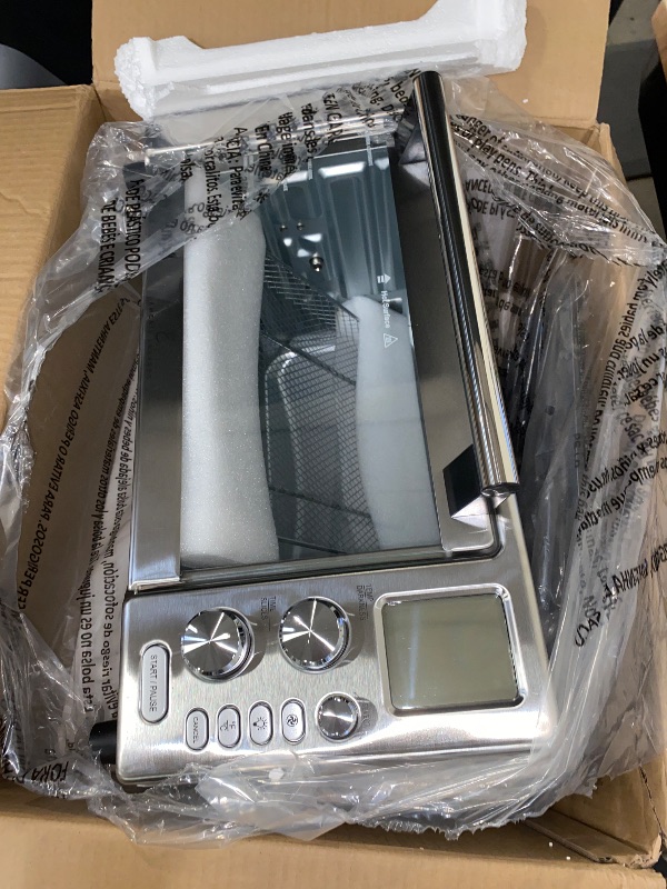 Photo 1 of Emeril Everyday 360 Deluxe Air Fryer Oven, 15.1” x 19.3” x 10.4” with Accessory Pack, Silver
