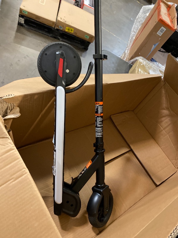 Photo 1 of Jetson Omega Electric Scooter, Up To 10 MPH, Range Up To 5 Miles, 150-Watt Motor, Foldable, 3 Speed Mode, Light-Up Deck, Ages 8+, Black, JOMEGA-BLK
