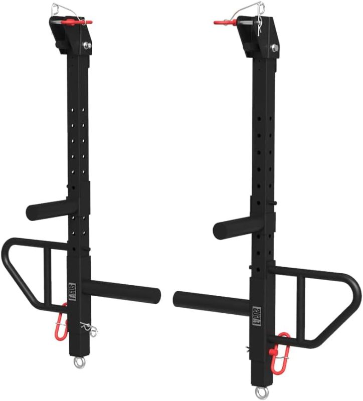 Photo 1 of Power Cage Attachment Lever Arms Belt Squats, Rows,Curls or Guided Deadlifts Attachment, Fit for 1" Holes,Suits 2 * 2" Rack