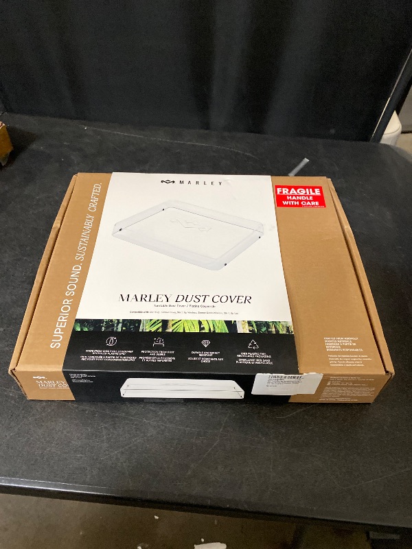 Photo 1 of House of Marley Turntable Dust Cover – Eco-Friendly, Made from Recycled Plastic, Durable Protection, Compatible with Stir it Up & Simmer Down Series
