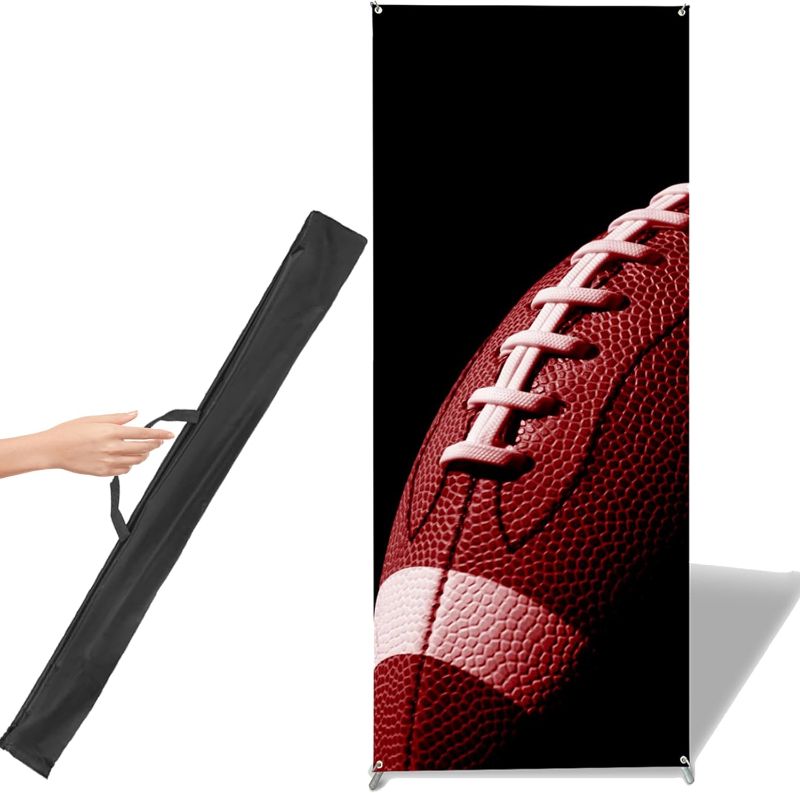 Photo 1 of 4U Media&Displays NEW Premium X Banner Stand 24"x72" 1 UNIT with Carrying Bag (STAND ONLY)---PORTABLE AND VERSATILITY AND STURDY AND LIGHTWEIGHT AND ADJUSTABLE
