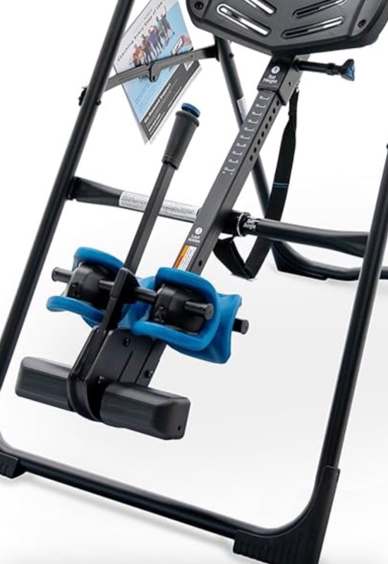Photo 1 of FOR PARTS ONLY** Teeter FitSpine X3 Inversion Table, Deluxe Easy-to-Reach Ankle Lock, Back Pain Relief Kit, FDA-Registered