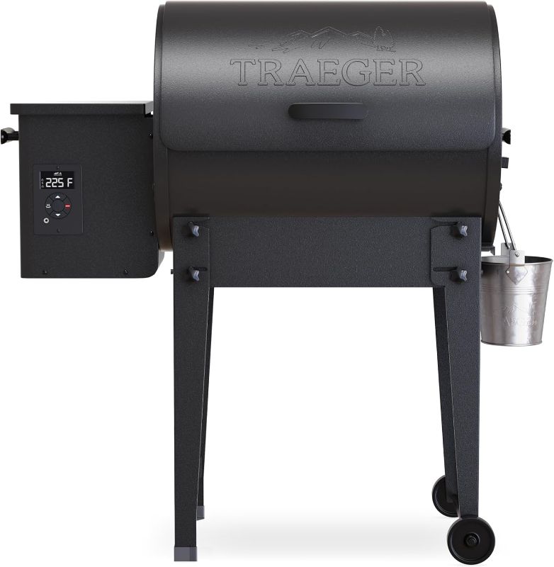 Photo 1 of Traeger Grills TFB30KLF Tailgater 20 Portable Electric Wood Pellet Grill and Smoker – Foldable Legs, 6-in-1 Versatility, 300 sq. in. Cooking Space for Tailgating, Camping, and Outdoor BBQ
