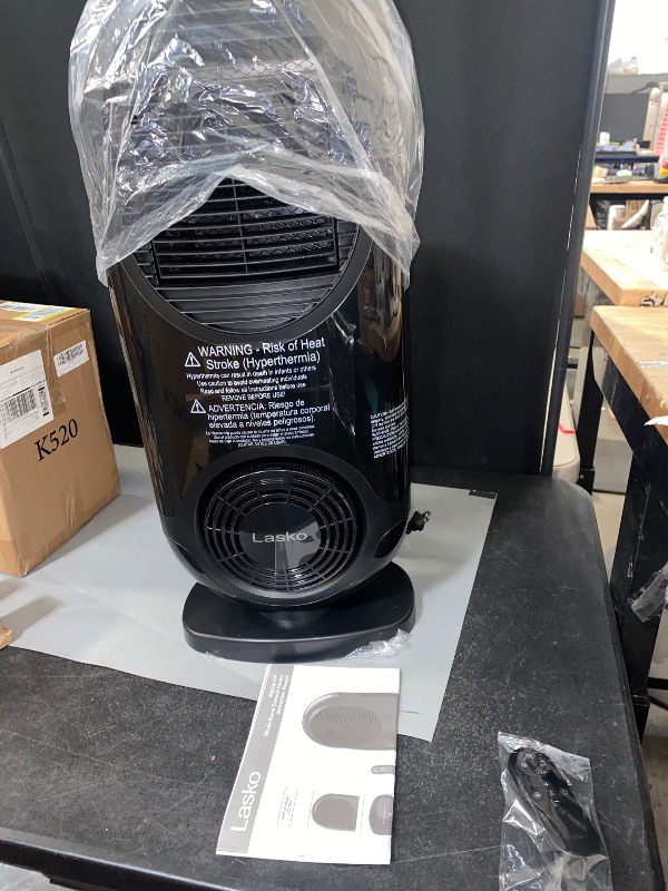 Photo 1 of LASKO CC27350 27" MOTION X CONSOLE SPACE HEATER WITH REMOTE CONTROL, BLACK
