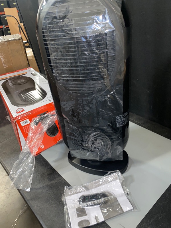 Photo 1 of LASKO CC27350 27" MOTION X CONSOLE SPACE HEATER WITH REMOTE CONTROL, BLACK

