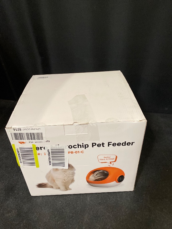 Photo 1 of BROAIMX Automatic Cat Feeder With RFID Collar Sensor, Timed Auto Pet Feeder for Multi-Cat Households, 4 Feeding Modes, LCD Menu & Voice Recording, Suitable for Wet and Dry Food