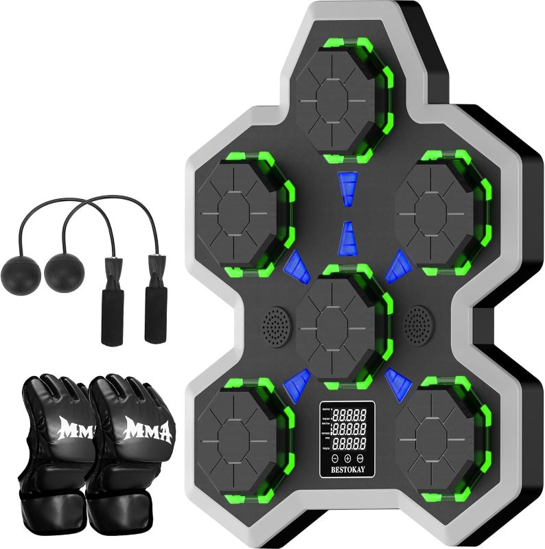 Photo 1 of Music Boxing Machine,Music Boxing Machine for Adults,Boxing Machine,Music Boxing Machine for Women,Music Boxing Machine for Kids,Boxing Sound Machine,Music Punching Machine
