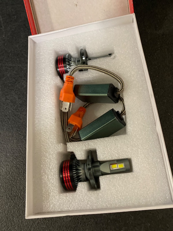 Photo 1 of Car LED H4 Headlights With Integrated Distance And High Power Car Headlights With Front Drive And Temperature Control Decoding

