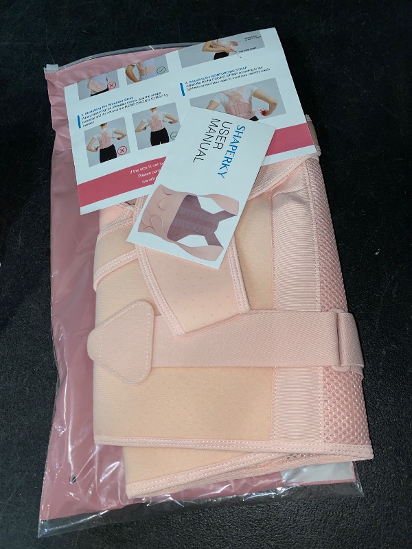 Photo 1 of LARGE Posture Corrector for Women for Support: Back Brace for Full Back Support - Adjustable Shoulder Straightener for Women and Men (Large)
