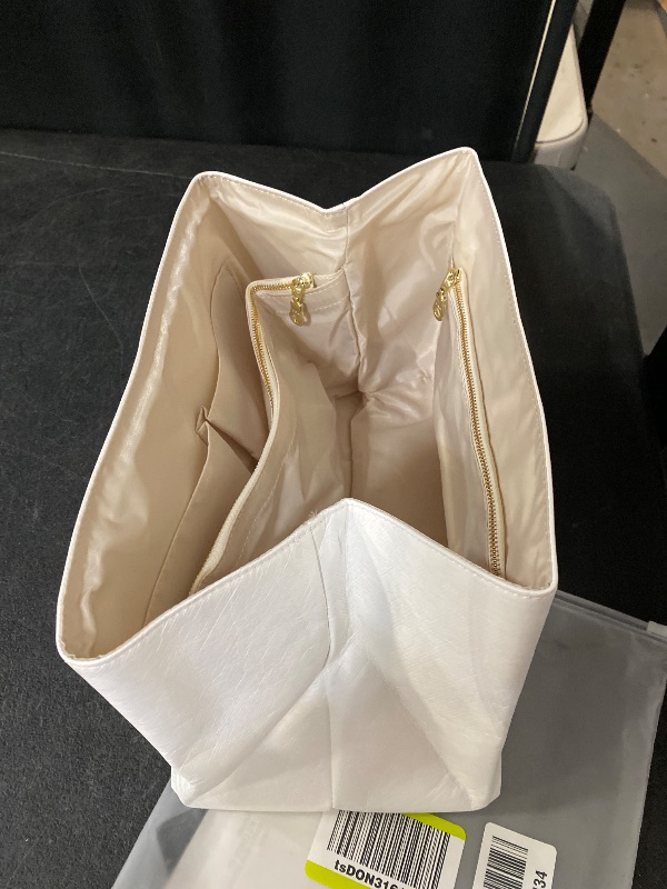Photo 1 of Doxo Upgraded longchamp Organizer Insert, Bag Organizer Insert for Long Champ Large and More, Ultra-light Waterproof DupontPaper le pliage Large Organizer, Keeps Tote Handbag Neat(White,L)
