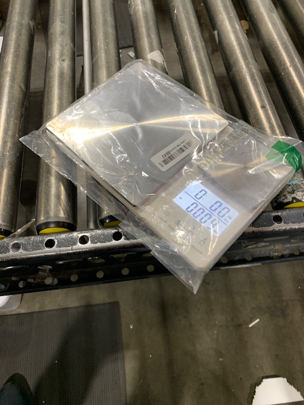 Photo 1 of KitchenAid KQ909 Dual Platform Digital Kitchen and Food Scale, 11 pound capacity and Precision 16oz capacity, White with Stainless Steel