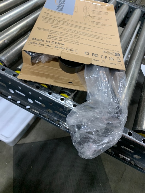 Photo 1 of YISSVIC Electric Fly Swatter 4000V Bug Zapper Racket Dual Modes Mosquito Killer with Purple Mosquito Light Rechargeable for Indoor Home Office Backyard Patio Camping (Black)