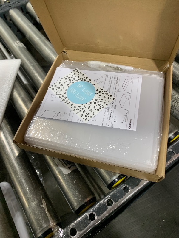 Photo 1 of MaiiTiproll All Clear Acrylic Card Box, DIY Wedding Box with Your DIY Print, Assembly Box for Reception/Wedding Box/Party Graduation & Birthday Baby Shower Decorations(10x10x8.5)