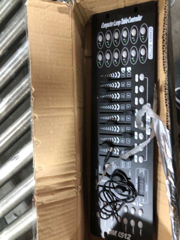 Photo 1 of 192 DMX Controller Use for Editing Program of Stage Lighting,DMX 512 DJ Controller Stage Light Controller Panel DMX Console for Party Music Show Christmas and Halloween