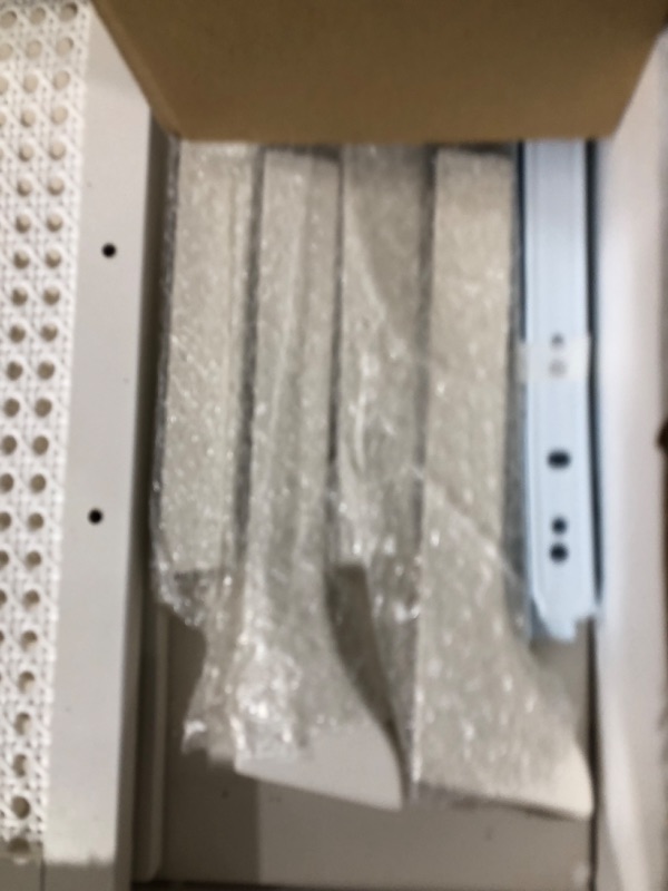 Photo 1 of Lerliuo Rattan Nightstand with Charging Station, Side Table with Drawer Open Shelf, Cane Accent Bedside End Table with Solid Wood Legs, Night Stand for Bedroom, Dorm and Small Spaces (White)