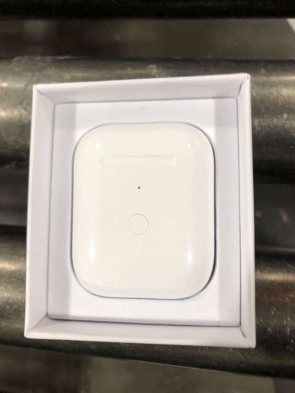 Photo 2 of NOCRLG Compatible for AirPods Charging Case Replacement AirPod 1st 2nd Generation 550mAh with Wireless Charging Bluetooth Pairing Sync Button (No Earbuds)