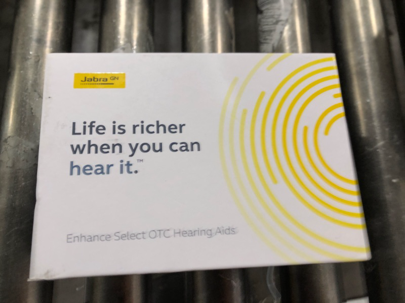 Photo 2 of Jabra Enhance Select 500 OTC Hearing Aids, Audiology Team Care Included, Bluetooth LE Audio & Bluetooth Streaming for Calls, Music, Media (iOS/Android), Nearly Invisible & Comfortable - Gold