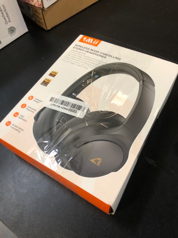 Photo 2 of 1mii Y8  Active Noise Cancelling Headphones, Wireless Over Ear Bluetooth Headphones, LDAC Hi-Res Audio, 75H Playtime, Deep Bass, Comfort Fit & Foldable Ear Cups, for Home Office Travel