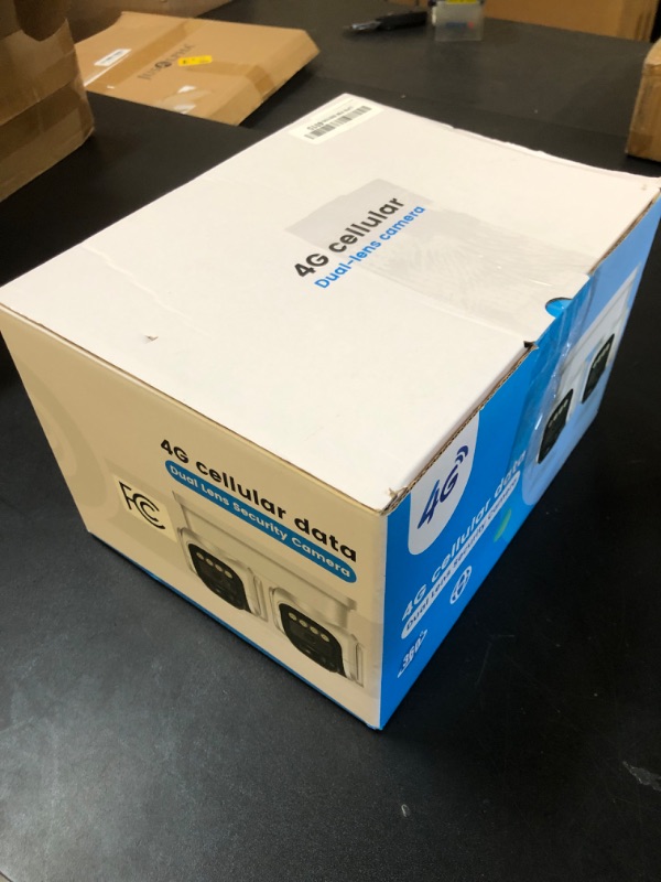 Photo 1 of 4G LTE Cellular Solar Security Camera, Dual Lens 360° View, No WiFi, 3MP 2K HD, AI Motion Detection, Color Night Vision, Dual PIR Sensors, Siren, 2-Way Talk, IP66 Weatherproof, (SIM Card Included)