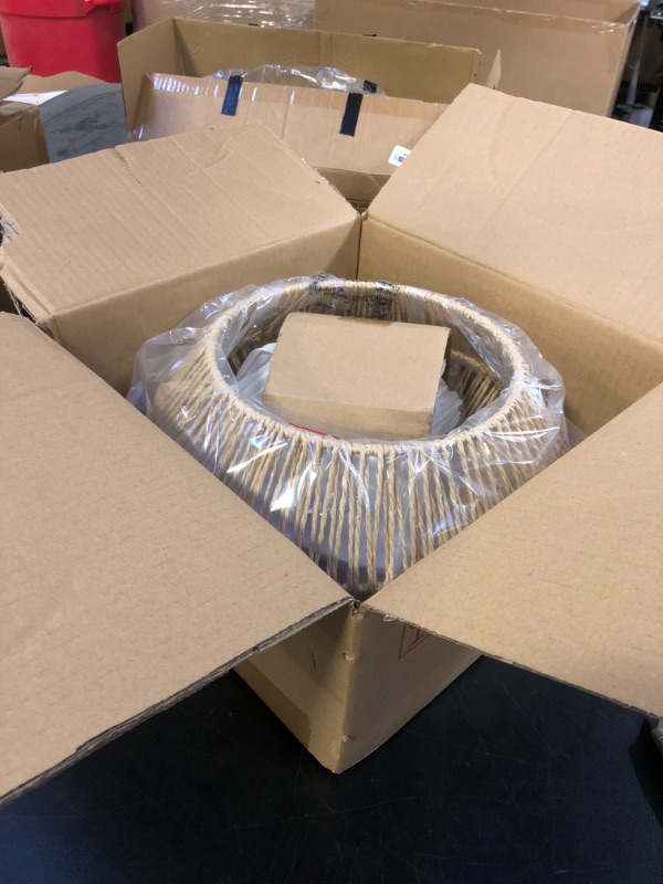 Photo 1 of VILUXY Rattan Ceiling Light Fixture Boho Ceiling Flush Mount Ceiling Lamp Hand-Made Woven Mini Chandelier Gold Brass Brush Paint Finish for Entryway Hallway Kitchen Bedroom