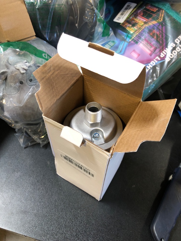 Photo 1 of M05 Air Compressor Muffler 1/2" NPT Air Exhaust Muffler Silencer for Compressor Dryer Compressed Air Equipment and Systems, Single Chamber 145 PSI, Replacement Part