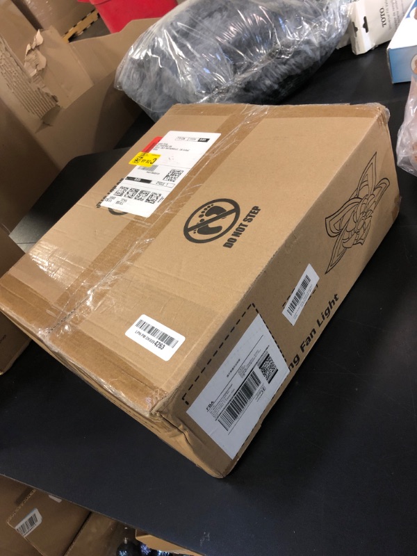 Photo 1 of LEDIARY Flower Ceiling Fans with Lights, Small 27 Inch Modern Low Profile Ceiling Fan, Dimmable LED Ceiling Light Fixture, Flush Mount Ceiling Fans with Remote for Bedroom, Kitchen, Indoor-Black